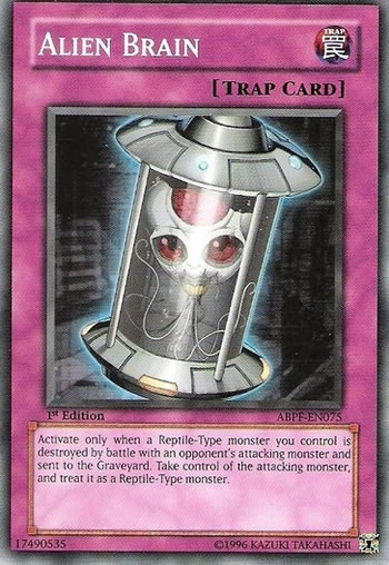 Yu-Gi-Oh Card: Alien Brain