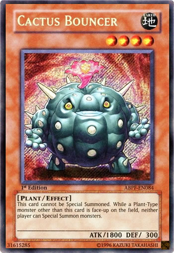 Yu-Gi-Oh Card: Cactus Bouncer