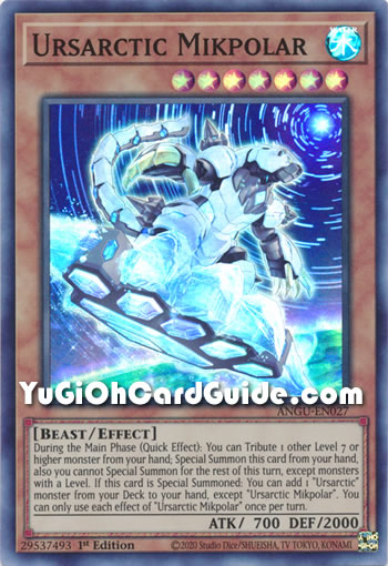 Yu-Gi-Oh Card: Ursarctic Mikpolar