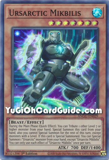 Yu-Gi-Oh Card: Ursarctic Mikbilis