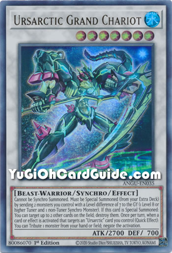 Yu-Gi-Oh Card: Ursarctic Grand Chariot