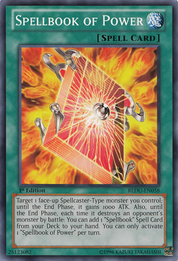 Yu-Gi-Oh Card: Spellbook of Power