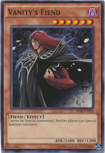 Yu-Gi-Oh Card: Vanity's Fiend