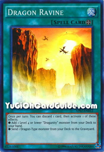 Yu-Gi-Oh Card: Dragon Ravine