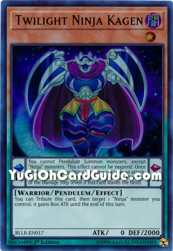 Yu-Gi-Oh Card: Twilight Ninja Kagen