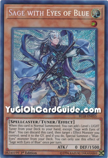 Yu-Gi-Oh Card: Sage with Eyes of Blue