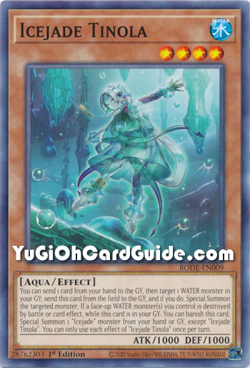 Yu-Gi-Oh Card: Icejade Tinola