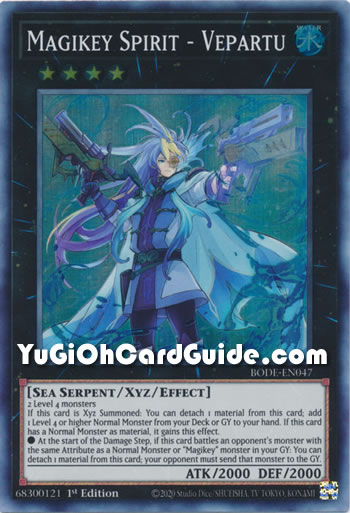 Yu-Gi-Oh Card: Magikey Spirit - Vepartu