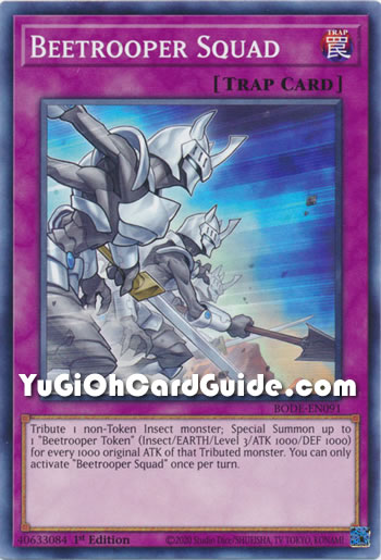 Yu-Gi-Oh Card: Beetrooper Squad