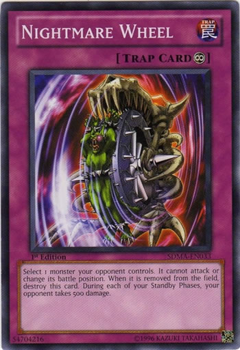 Yu-Gi-Oh Card: Nightmare Wheel