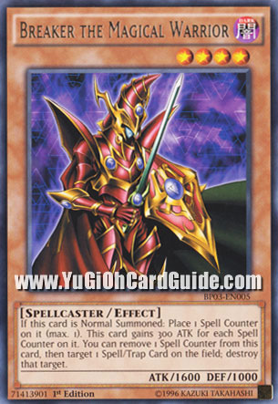 Yu-Gi-Oh Card: Breaker the Magical Warrior