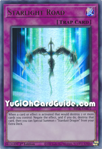 Yu-Gi-Oh Card: Starlight Road