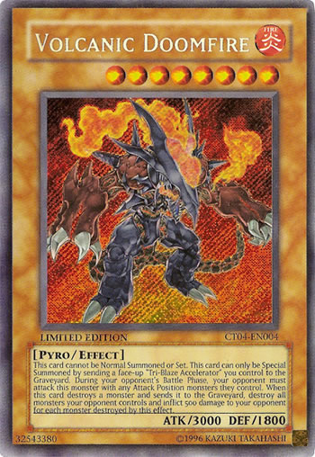 Yu-Gi-Oh Card: Volcanic Doomfire