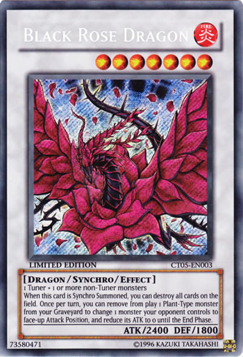 Yu-Gi-Oh Card: Black Rose Dragon