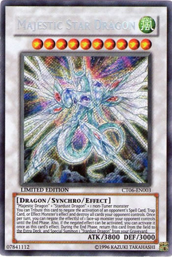 Yu-Gi-Oh Card: Majestic Star Dragon