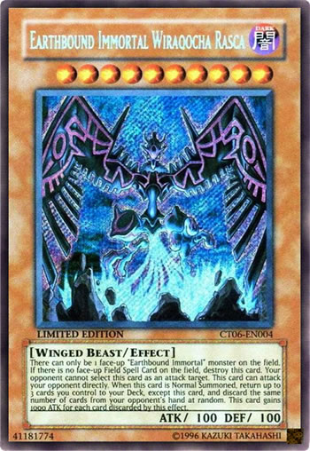 Yu-Gi-Oh Card: Earthbound Immortal Wiraqocha Rasca
