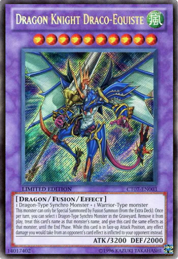 Yu-Gi-Oh Card: Dragon Knight Draco-Equiste.