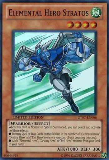 Yu-Gi-Oh Card: Elemental HERO Stratos