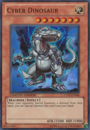 Yu-Gi-Oh Card: Cyber Dinosaur