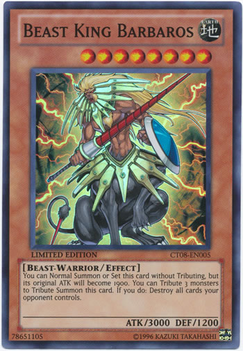 Yu-Gi-Oh Card: Beast King Barbaros