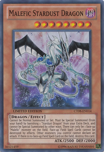 Yu-Gi-Oh Card: Malefic Stardust Dragon