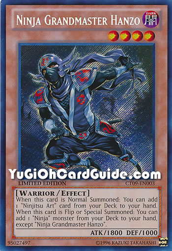 Yu-Gi-Oh Card: Ninja Grandmaster Hanzo
