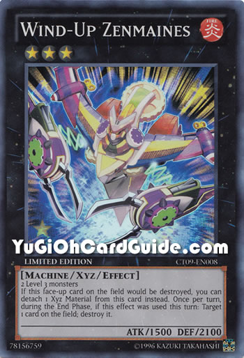 Yu-Gi-Oh Card: Wind-Up Zenmaines