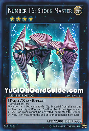 Yu-Gi-Oh Card: Number 16: Shock Master