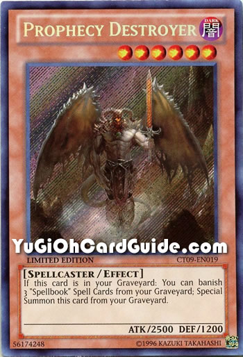 Yu-Gi-Oh Card: Prophecy Destroyer