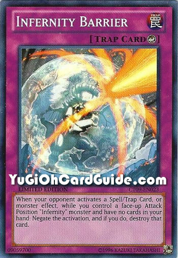 Yu-Gi-Oh Card: Infernity Barrier