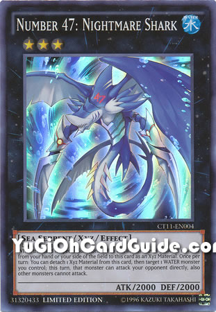 Yu-Gi-Oh Card: Number 47: Nightmare Shark