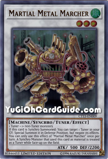 Yu-Gi-Oh Card: Martial Metal Marcher
