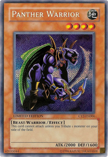 Yu-Gi-Oh Card: Panther Warrior