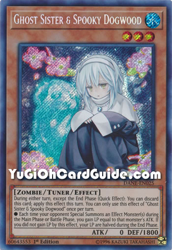 Yu-Gi-Oh Card: Ghost Sister & Spooky Dogwood