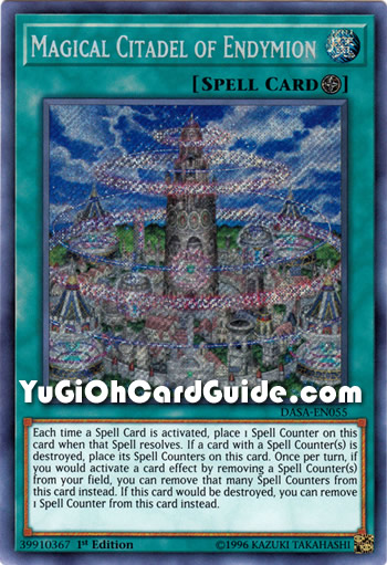 Yu-Gi-Oh Card: Magical Citadel of Endymion