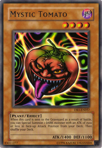 Yu-Gi-Oh Card: Mystic Tomato