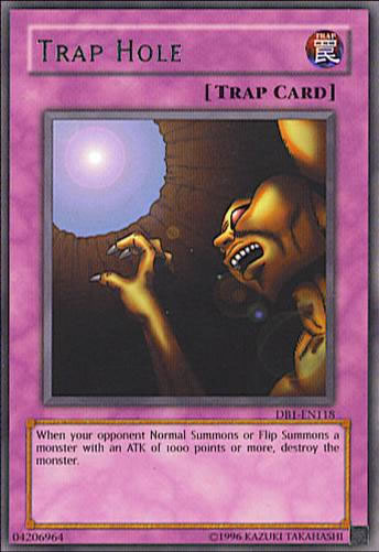 Yu-Gi-Oh Card: Trap Hole
