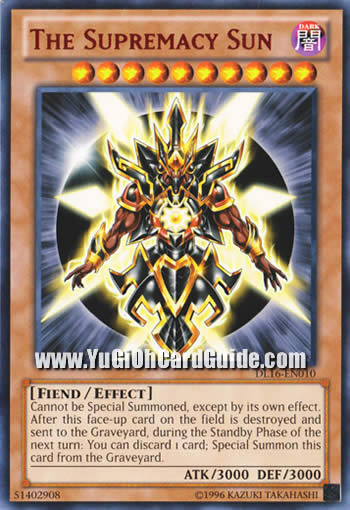 Yu-Gi-Oh Card: The Supremacy Sun