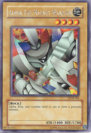 Yu-Gi-Oh Card: Alpha the Magnet Warrior