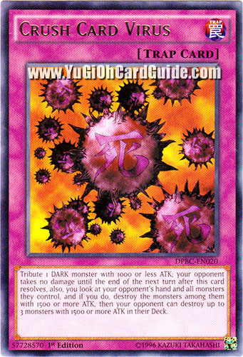 Yu-Gi-Oh Card: Crush Card Virus