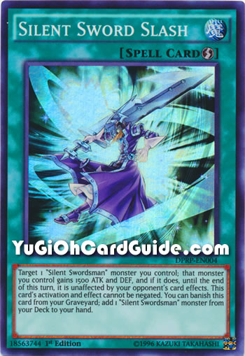 Yu-Gi-Oh Card: Silent Sword Slash