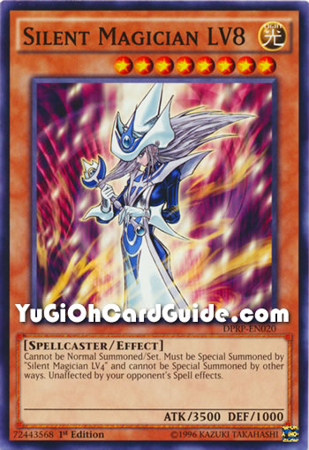 Yu-Gi-Oh Card: Silent Magician LV8