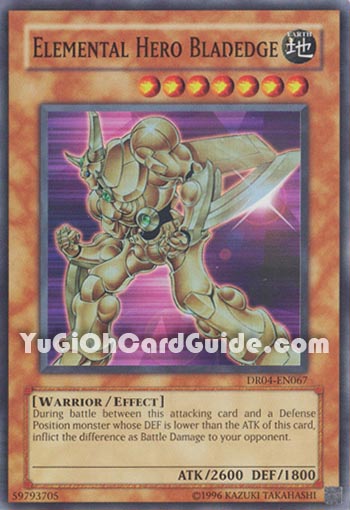 Yu-Gi-Oh Card: Elemental HERO Bladedge