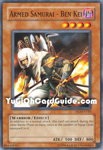 Yu-Gi-Oh Card: Armed Samurai - Ben Kei