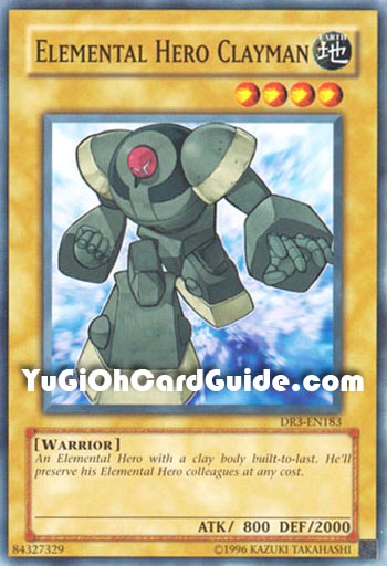 Yu-Gi-Oh Card: Elemental HERO Clayman