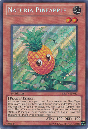 Yu-Gi-Oh Card: Naturia Pineapple
