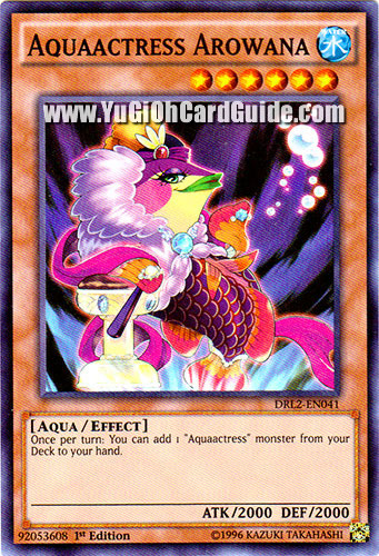 Yu-Gi-Oh Card: Aquaactress Arowana