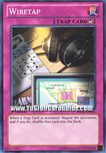 Yu-Gi-Oh Card: Wiretap