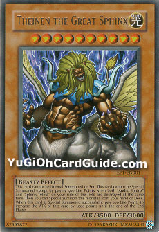 Yu-Gi-Oh Card: Theinen the Great Sphinx