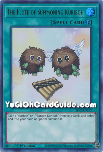 Yu-Gi-Oh Card: The Flute of Summoning Kuriboh